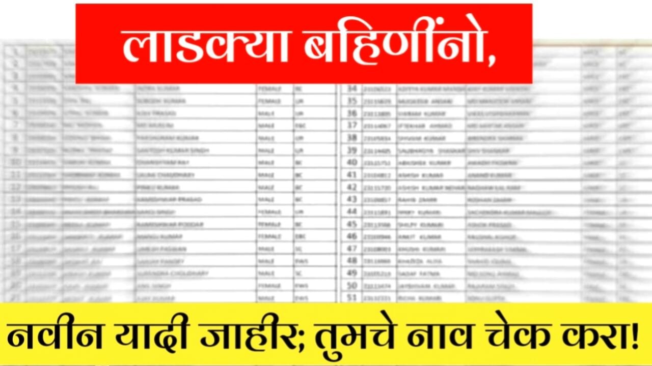 या’ लाखो लाडक्या बहिणी अपात्र ठरल्या? तुम्ही पात्र आहात की नाही? असे चेक करा Ladki Bahin Yojana August Yadi